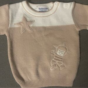 Vintage Friemanit baby boy astronaut sweater set. Like new w/o tags. Beautiful!